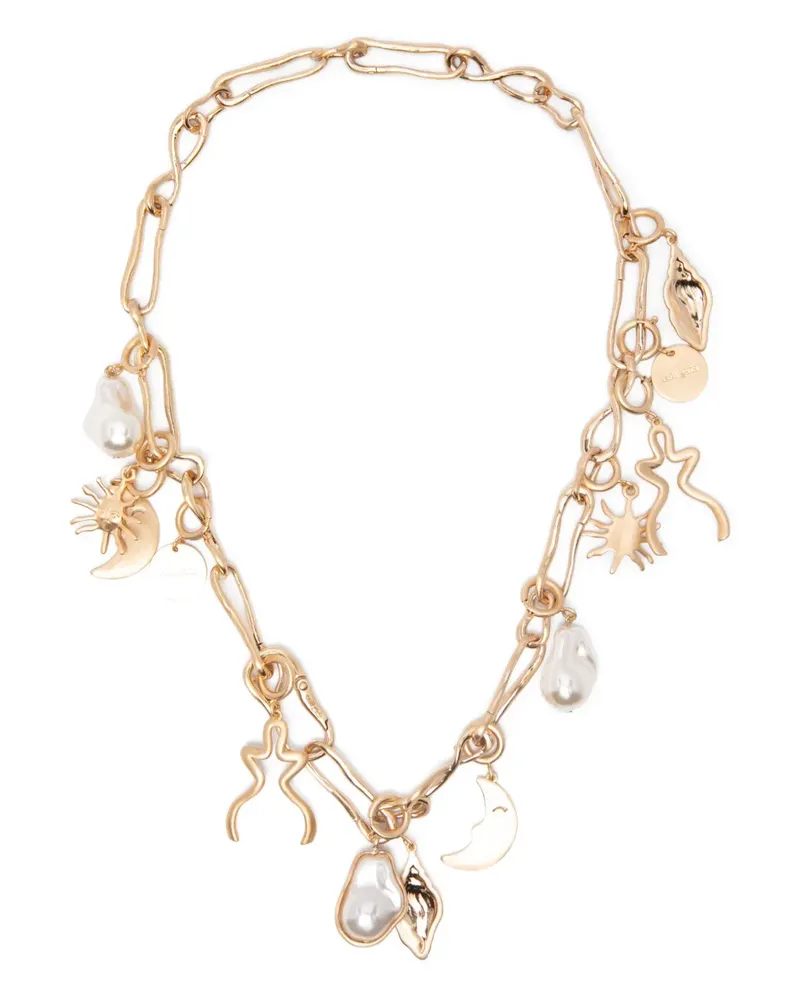Cult Gaia charm-chain necklace - Gold Gold