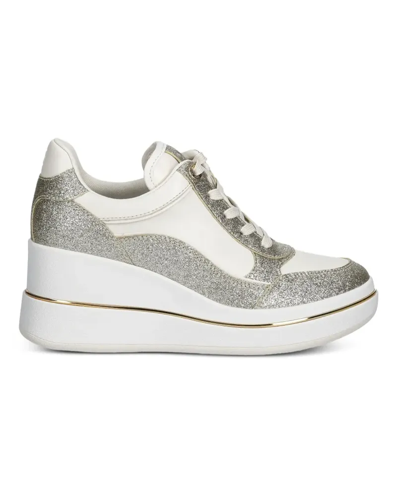Michael Kors Emmy Wedge-Sneakers mit Logo - Nude Nude