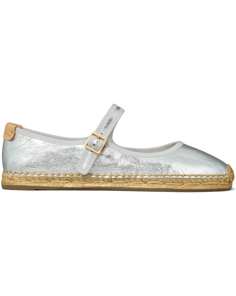 Tory Burch Mary Jane Espadrilles - Silber Silber