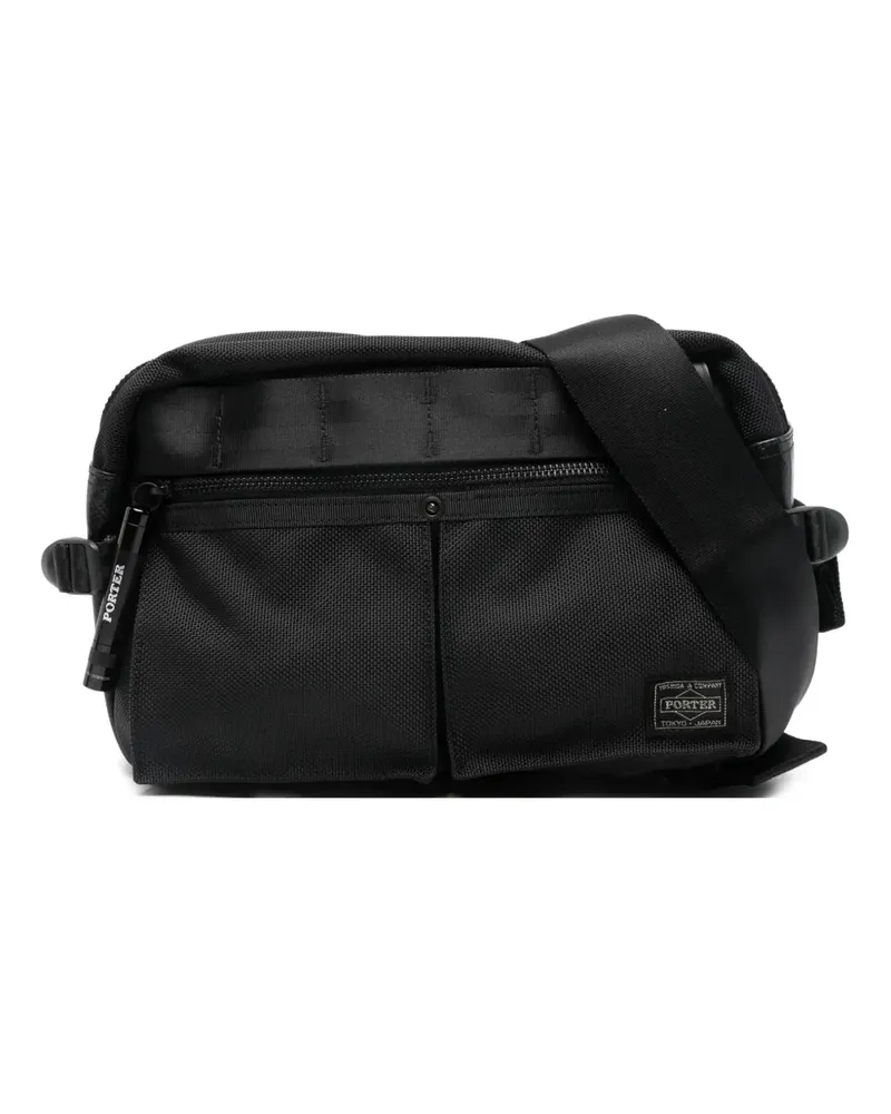 PORTER-YOSHIDA & CO Heat zip messenger bag - Schwarz Schwarz