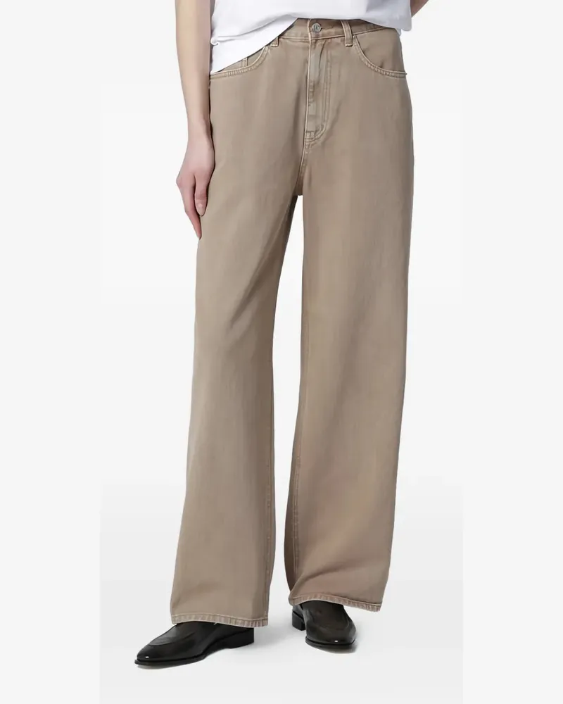 Dunst Jeans mit weitem Bein - Nude Nude