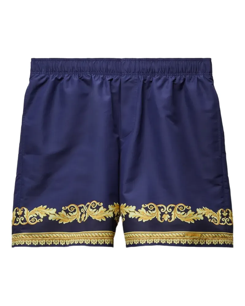 Versace Badeshorts mit Print - Violett Violett