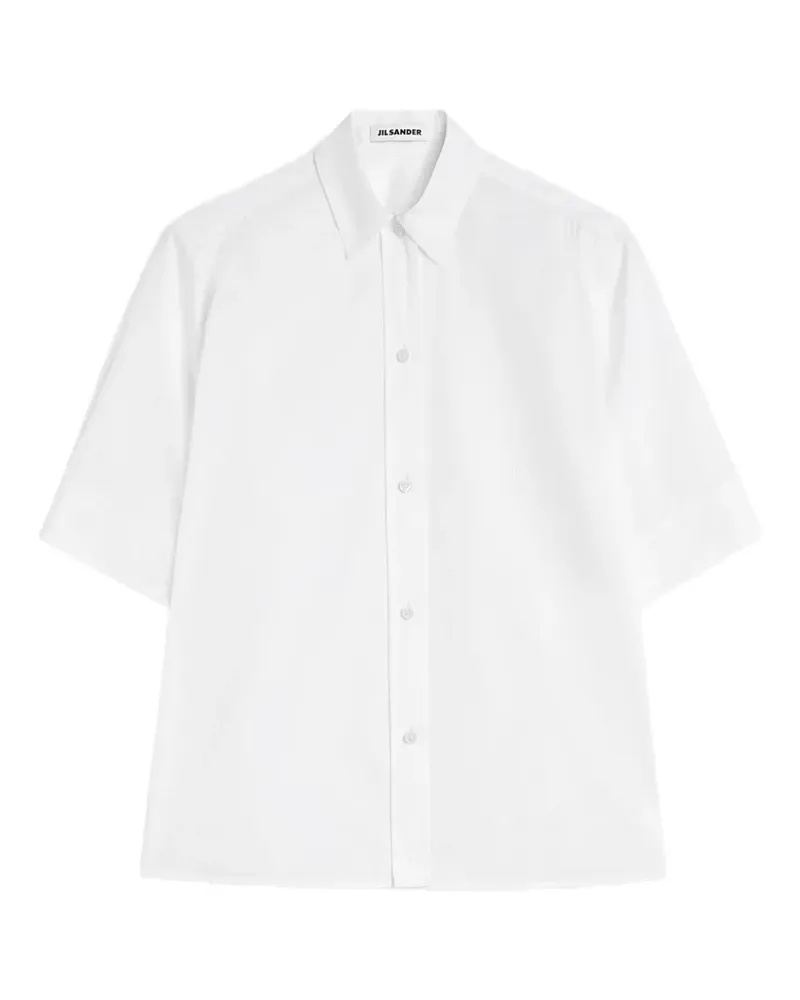 Jil Sander Klassisches Hemd - Weiß Weiß