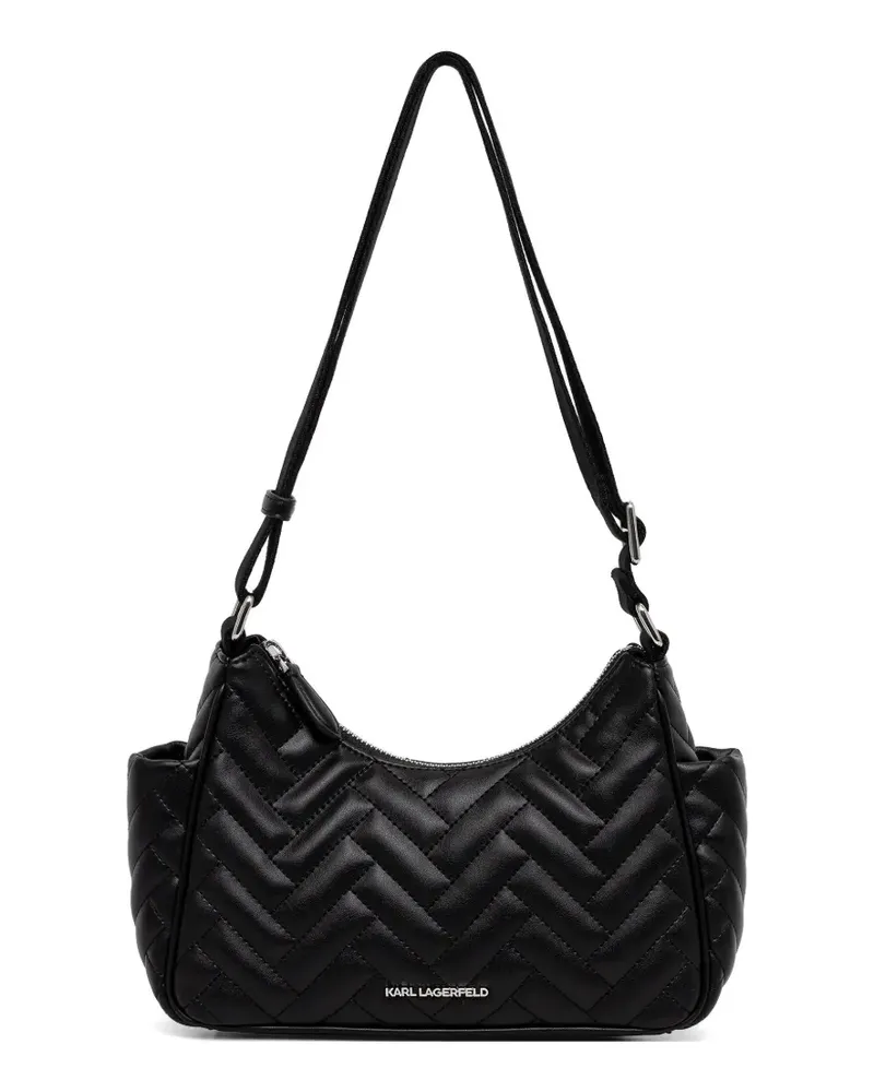 Karl Lagerfeld quilted cross body bag - Schwarz Schwarz