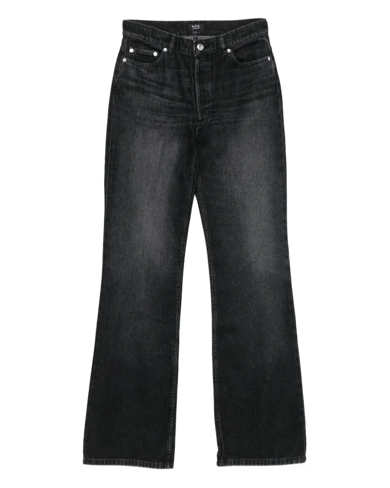 A.P.C. Ausgestellte Jeans - Schwarz Schwarz