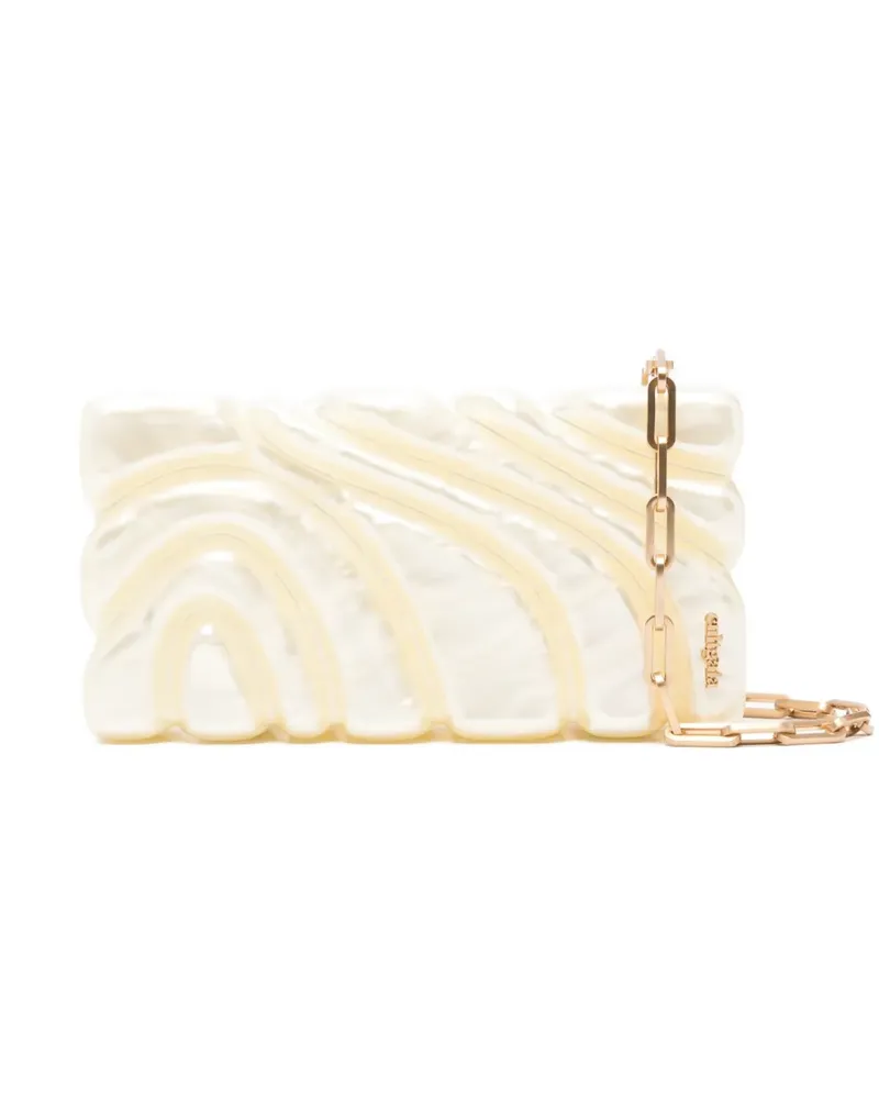 Cult Gaia Aura chain-strap clutch - Nude Nude
