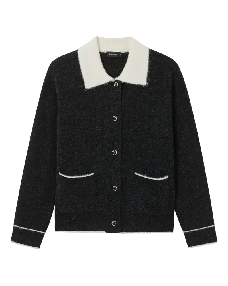 Tout a Coup collared patch-pockets cardigan - Grau Grau
