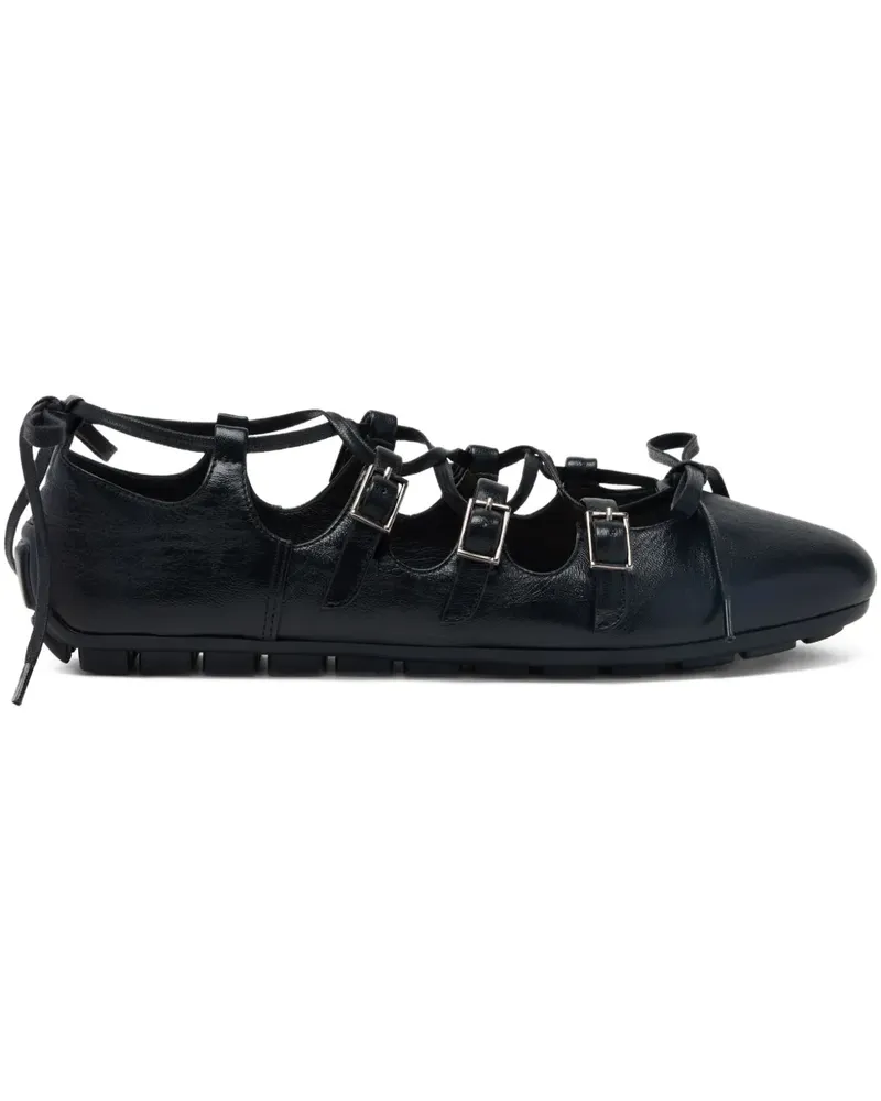 Simone Rocha Ghillie Ballerinas - Schwarz Schwarz