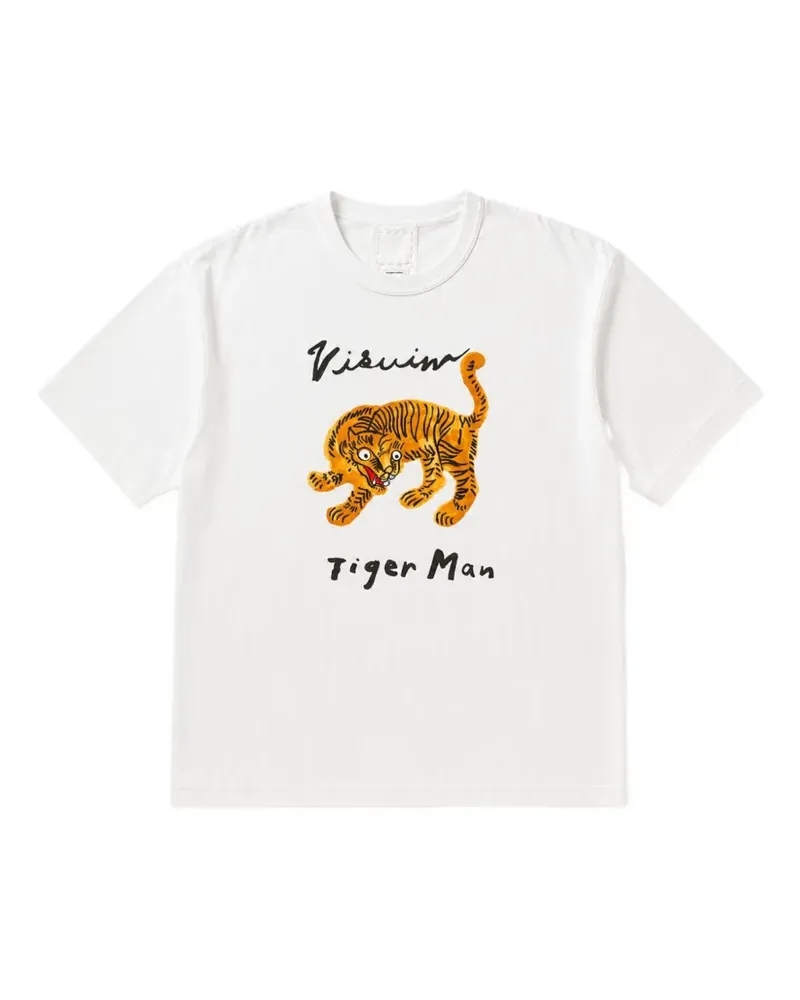 Visvim Tiger Man T-Shirt - Weiß Weiß