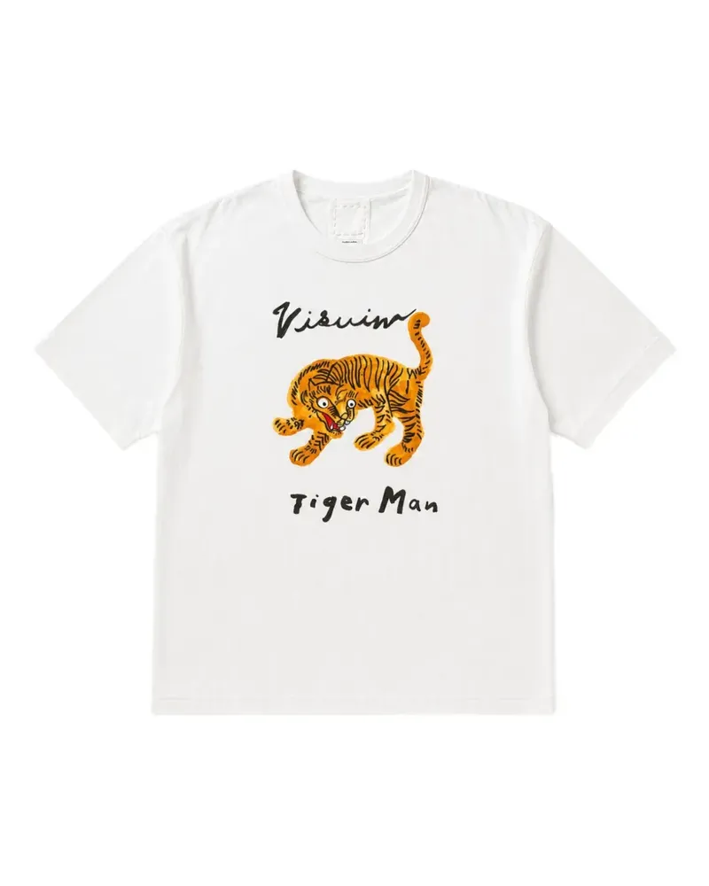 Visvim Tiger Man T-Shirt - Weiß Weiß