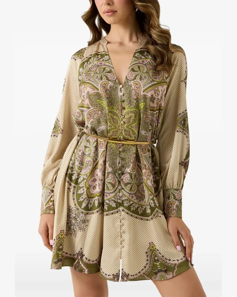 Guess Marciano Kleid mit Gürtel - Nude Nude