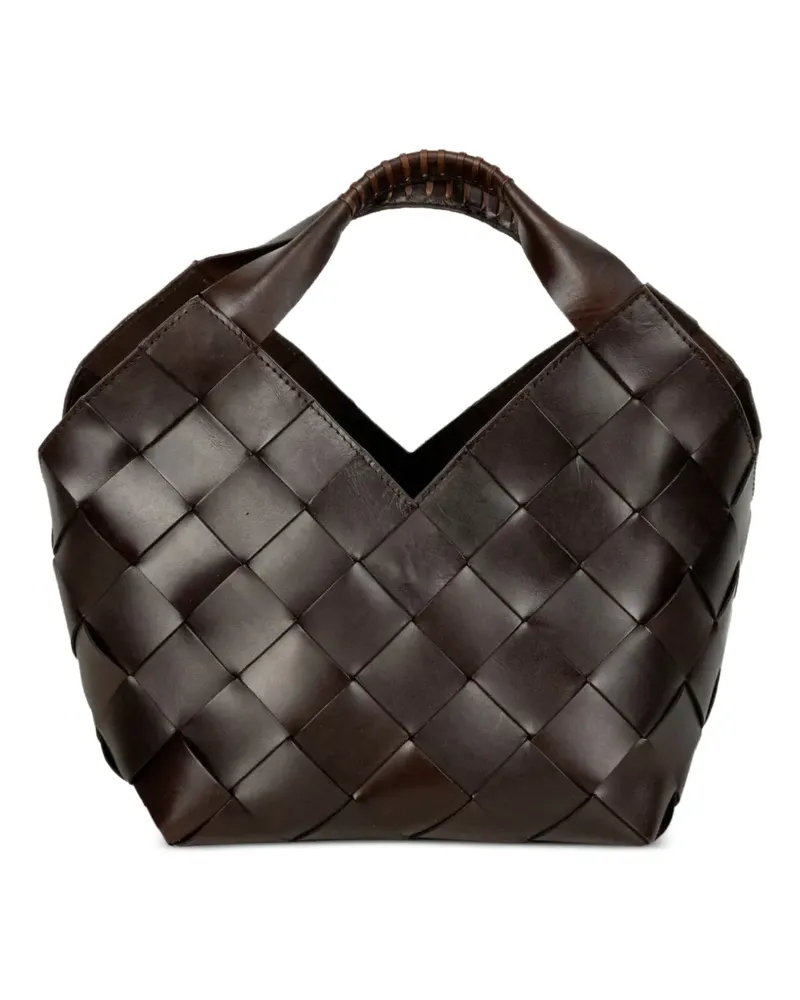 Dragon Diffusion Gewebte Handtasche - Braun Braun