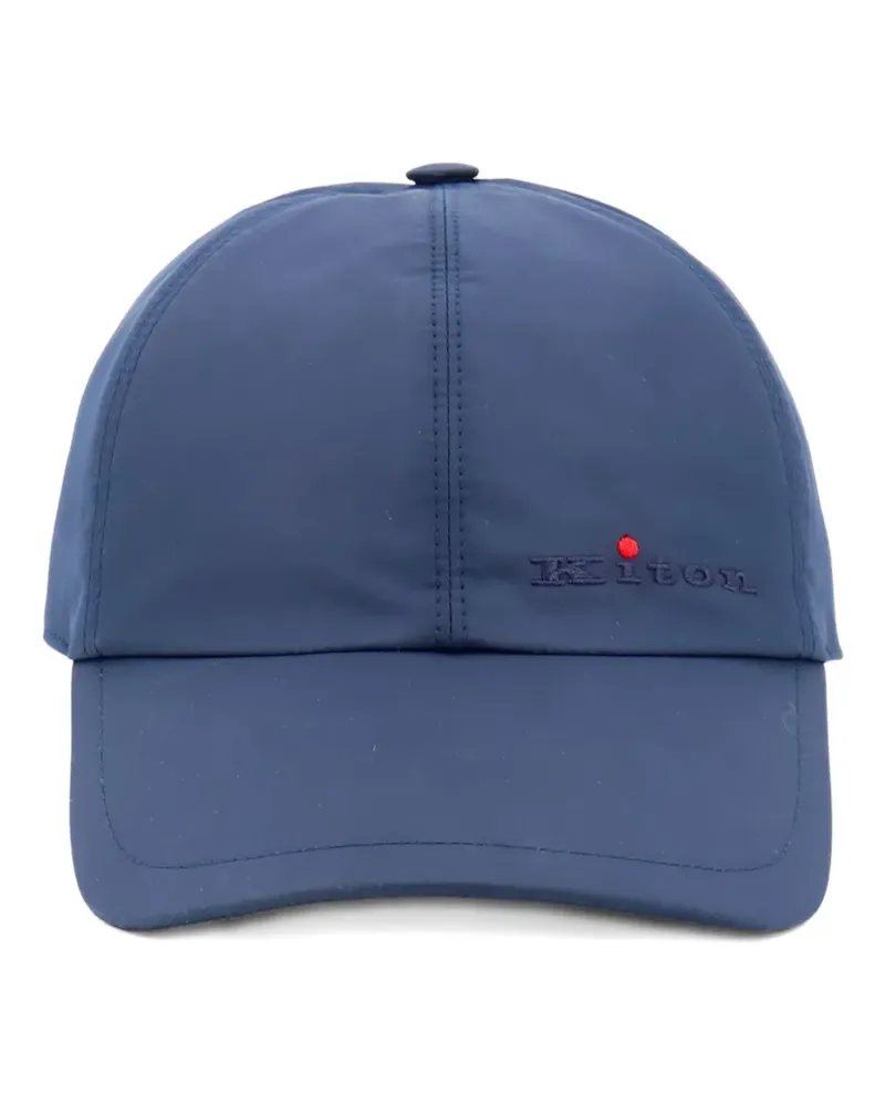 Kiton logo-embroidered baseball cap - Blau Blau