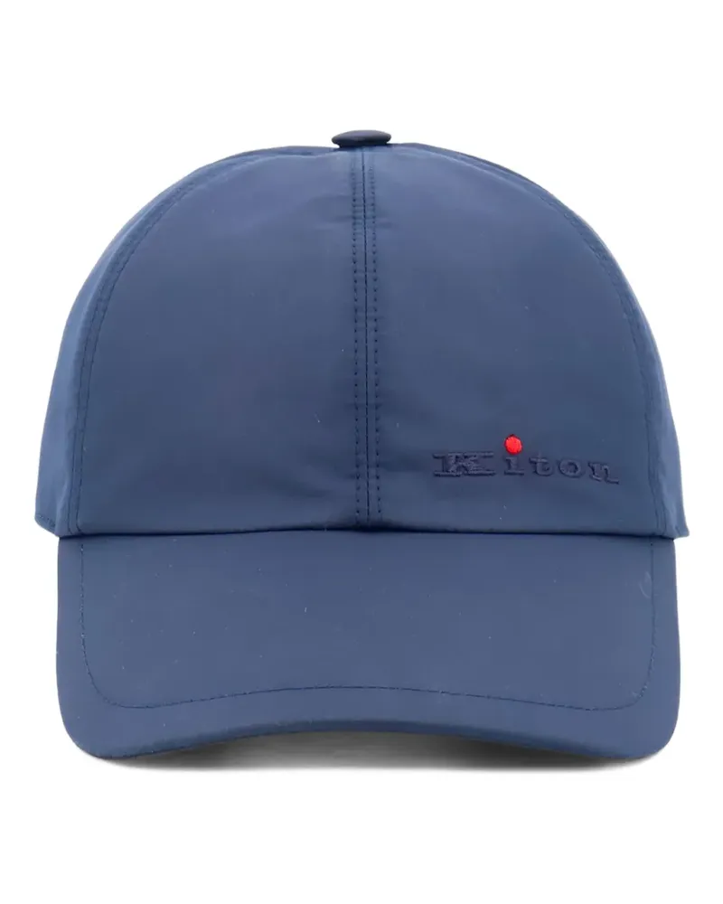 Kiton logo-embroidered baseball cap - Blau Blau
