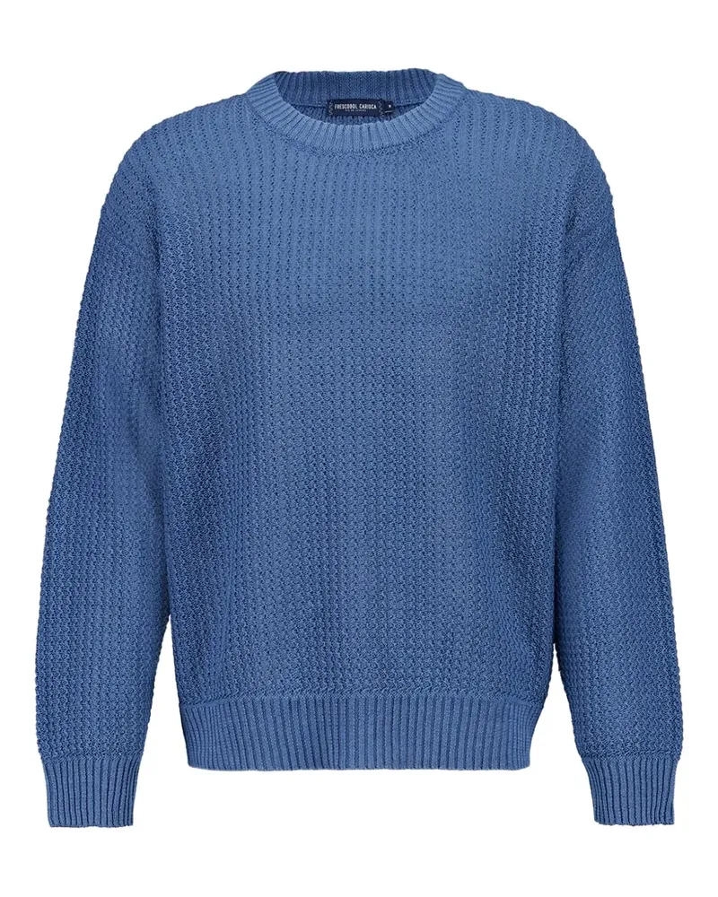 Frescobol Carioca Pullover mit Rundhalsausschnitt - Blau Blau