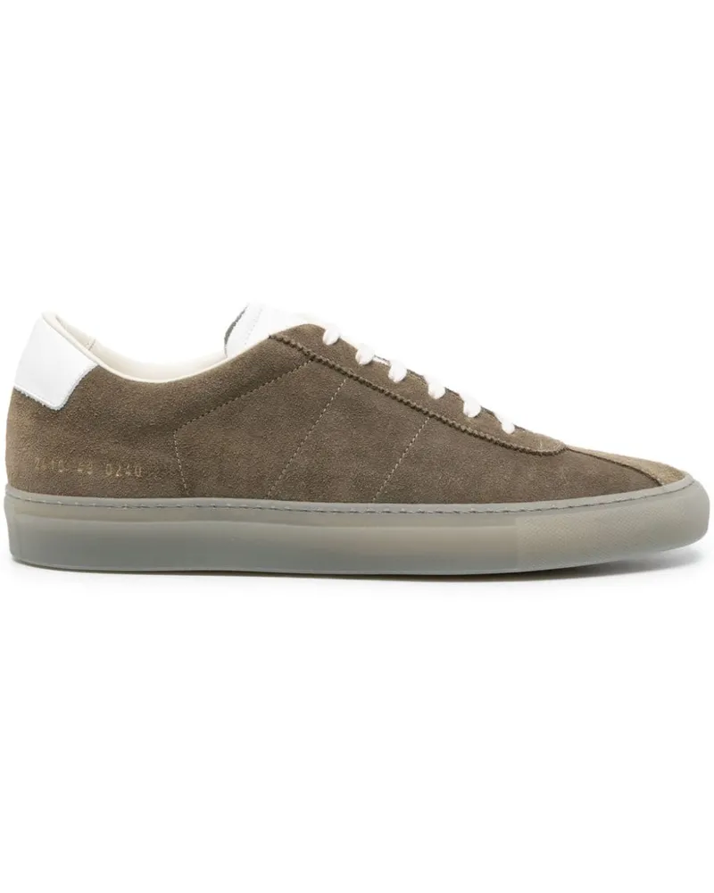 Common Projects Tennis 70 Sneakers aus Wildleder Braun