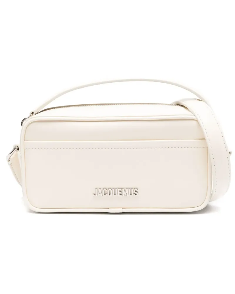 Jacquemus The Banet Schultertasche mit Logo-Schild - Nude Nude
