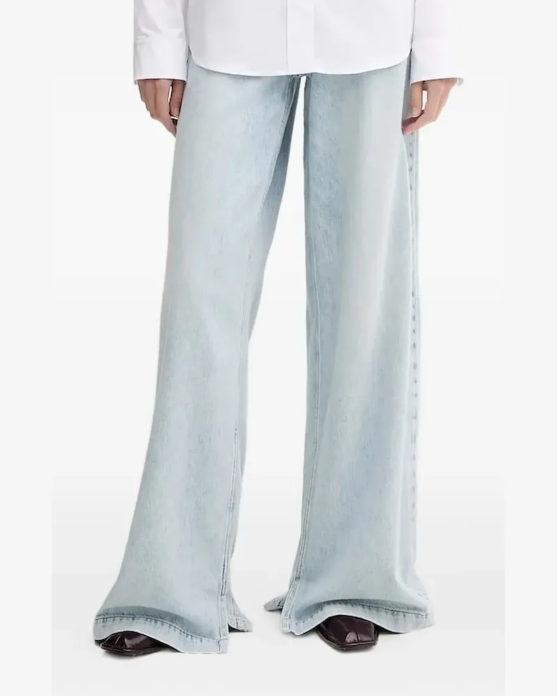 Miss Sixty Jeans mit Saumschlitz - Blau Blau