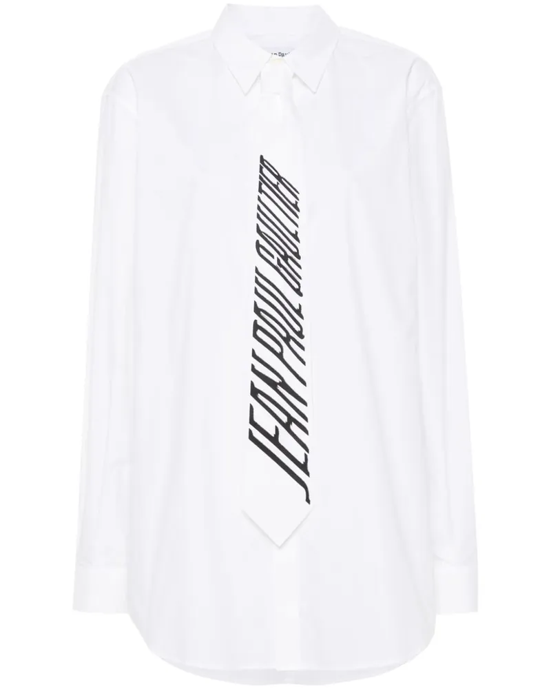 Jean Paul Gaultier Hemd mit Schnürung - Weiß Weiß