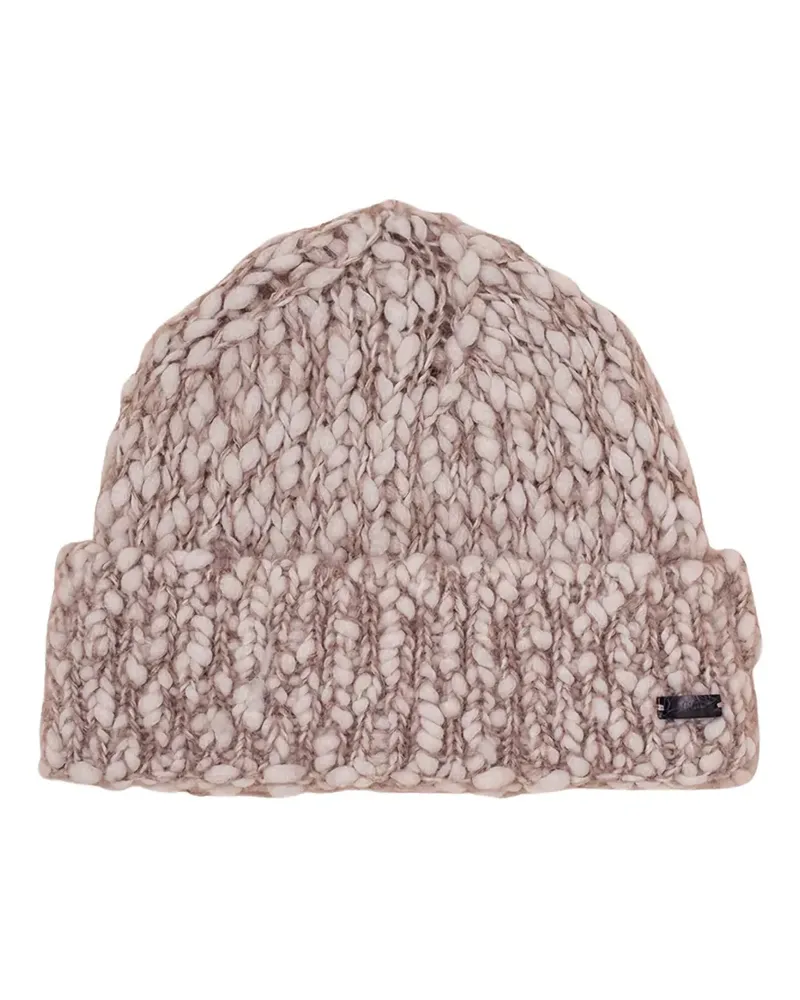 Fedeli cable-knit beanie - Rosa Rosa