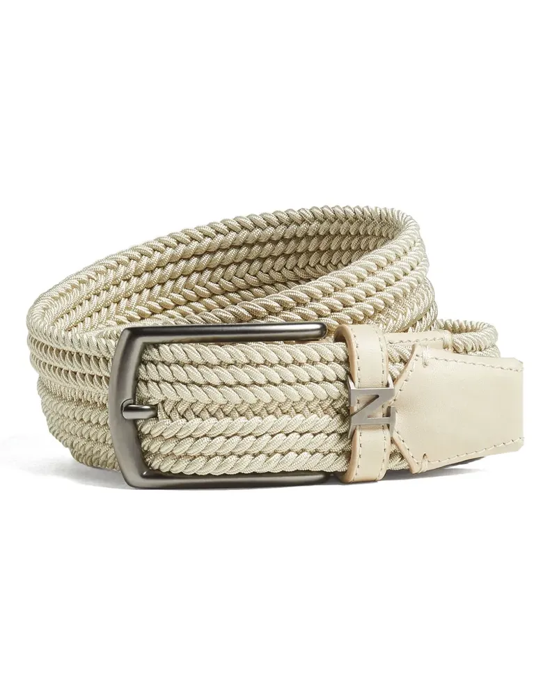 Ermenegildo Zegna Geflochtener Gürtel - Nude Nude