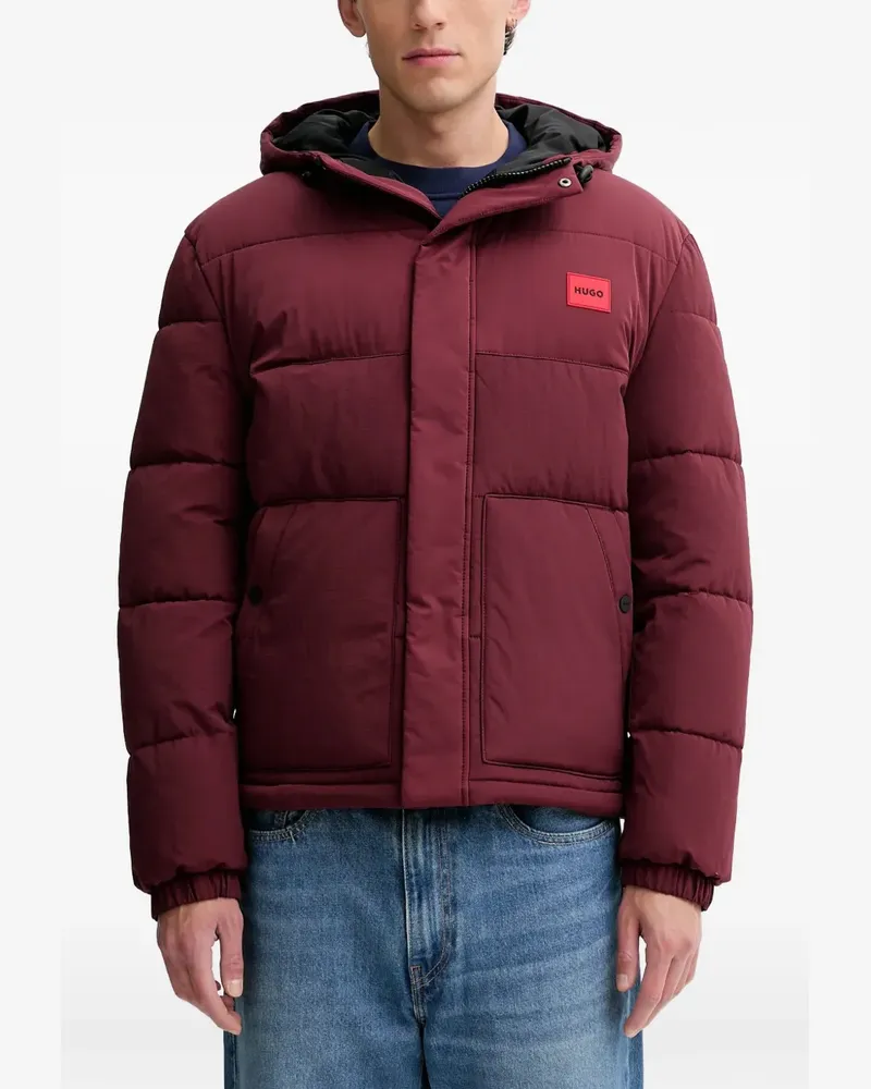 HUGO BOSS hooded padded jacket - Rot Rot