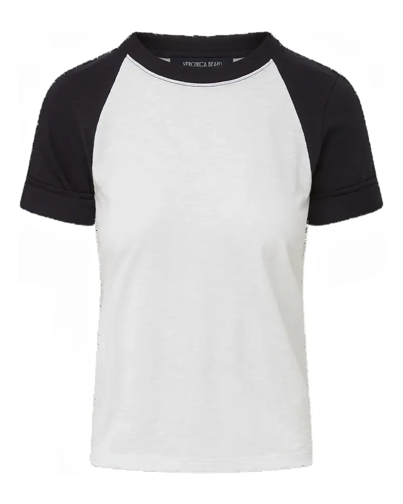 Veronica Beard T-Shirt mit Raglanärmeln - Weiß Weiß