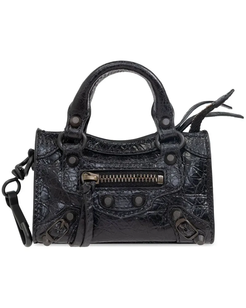 Balenciaga Le City Schlüsselanhänger - Schwarz Schwarz