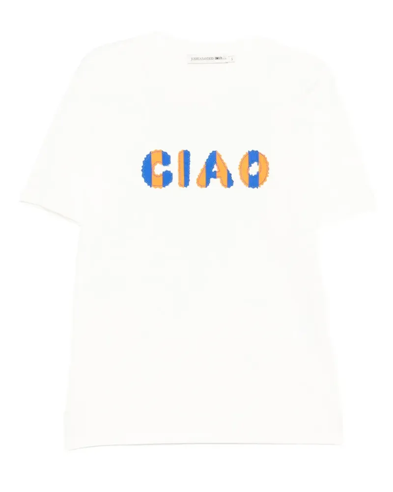 Joshua Sanders Ciao T-Shirt - Weiß Weiß