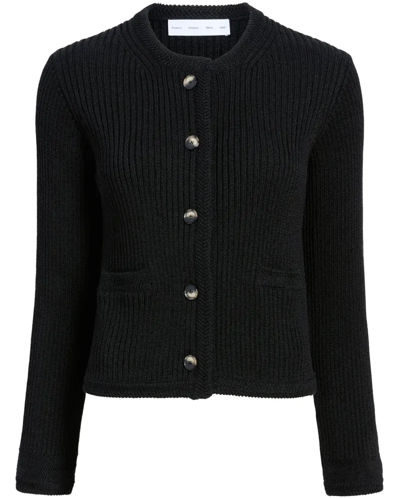 Proenza Schouler Wilson Cardigan - Schwarz Schwarz