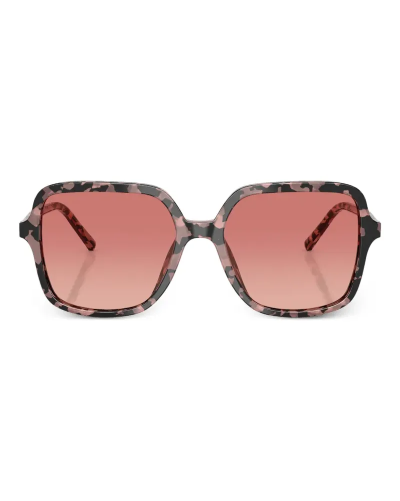 Dolce & Gabbana Eckige Sonnenbrille in Schildpattoptik - Braun Braun