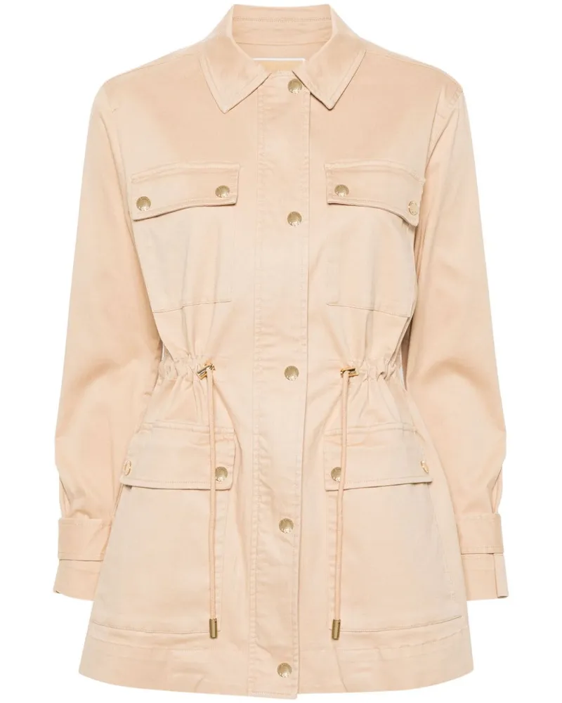 Michael Kors Mantel im Military-Look - Nude Nude
