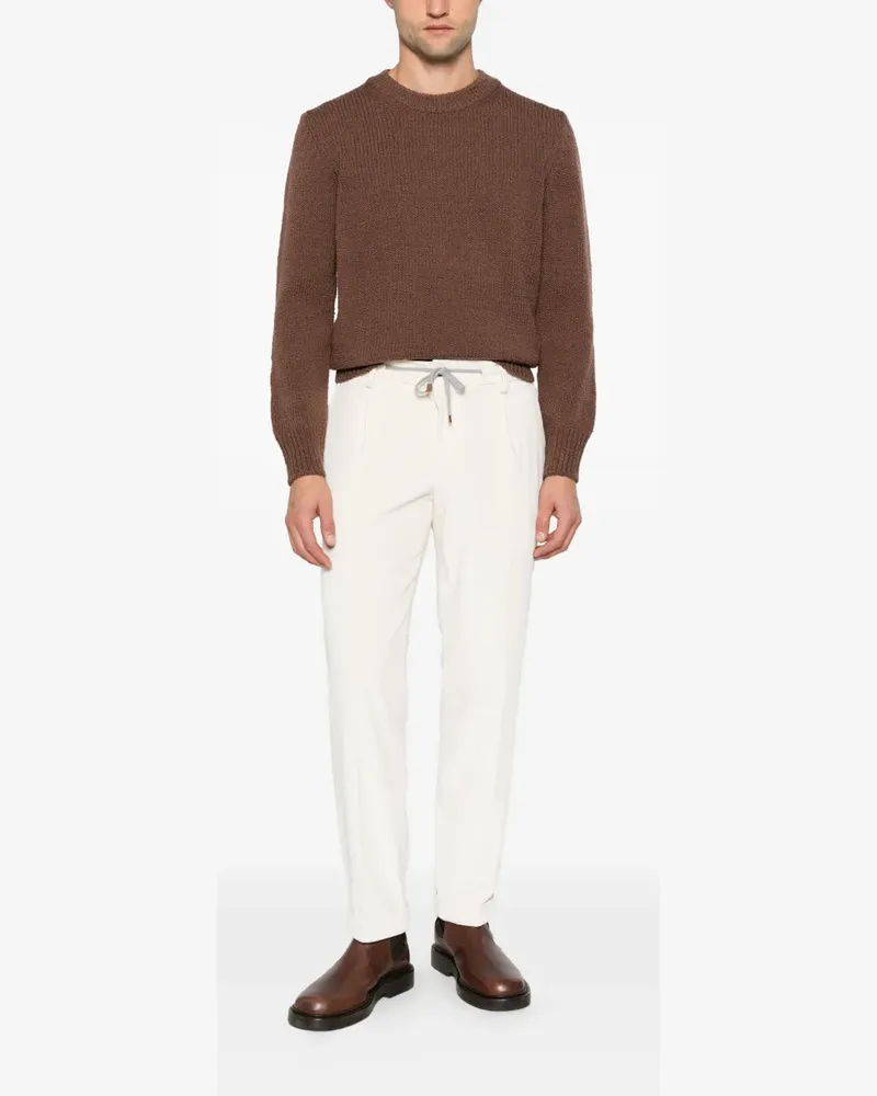 Arte Antwerp pleated drawstring trousers - Nude Nude