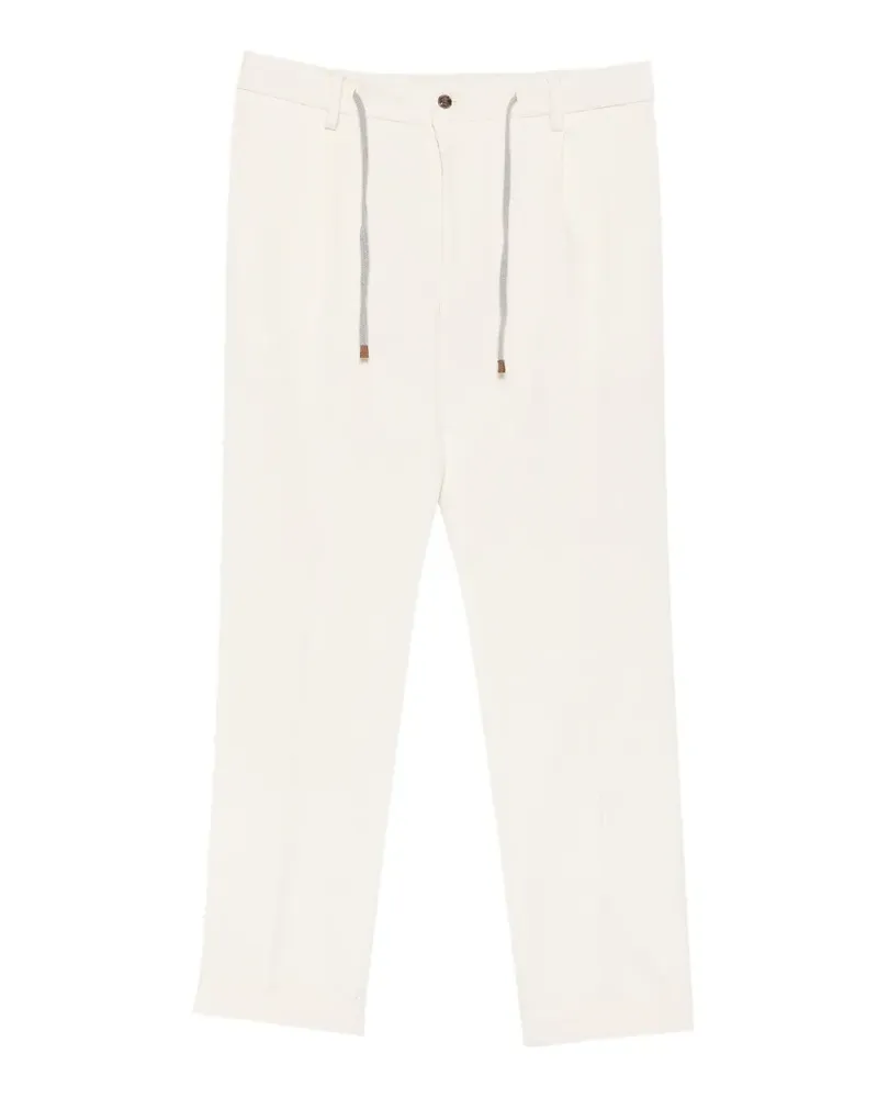 Arte Antwerp Bundfaltenhose mit Kordelzug - Nude Nude