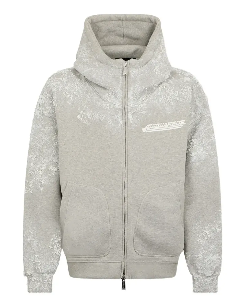 Dsquared2 Melierter Hoodie - Grau Grau