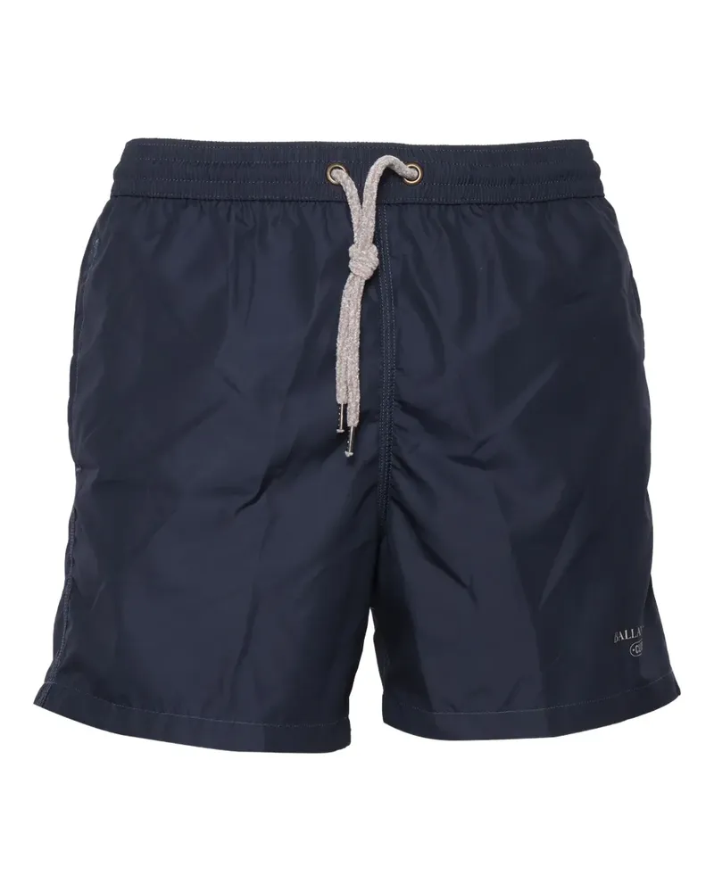 Ballantyne Badeshorts mit Kordelzug - Blau Blau