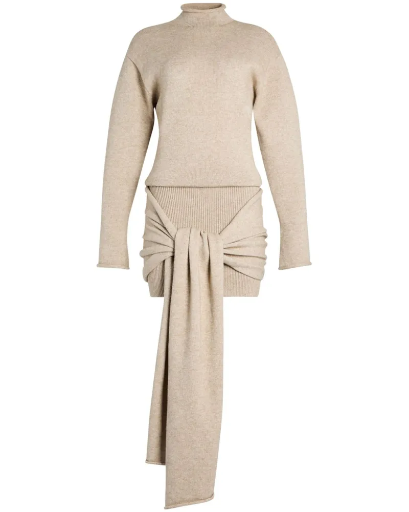 SER.O.YA Gestricktes Calloway Kleid - Nude Nude