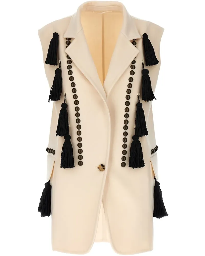 Max Mara Arco Weste - Nude Nude