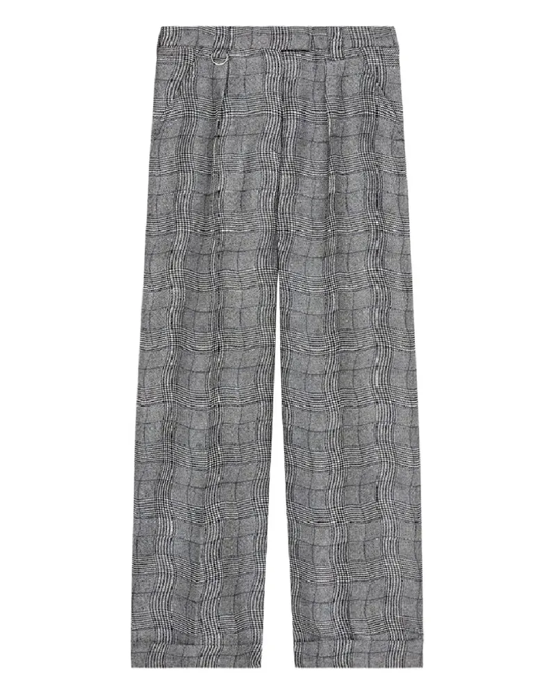 Kenzo check tailored trousers - Grau Grau