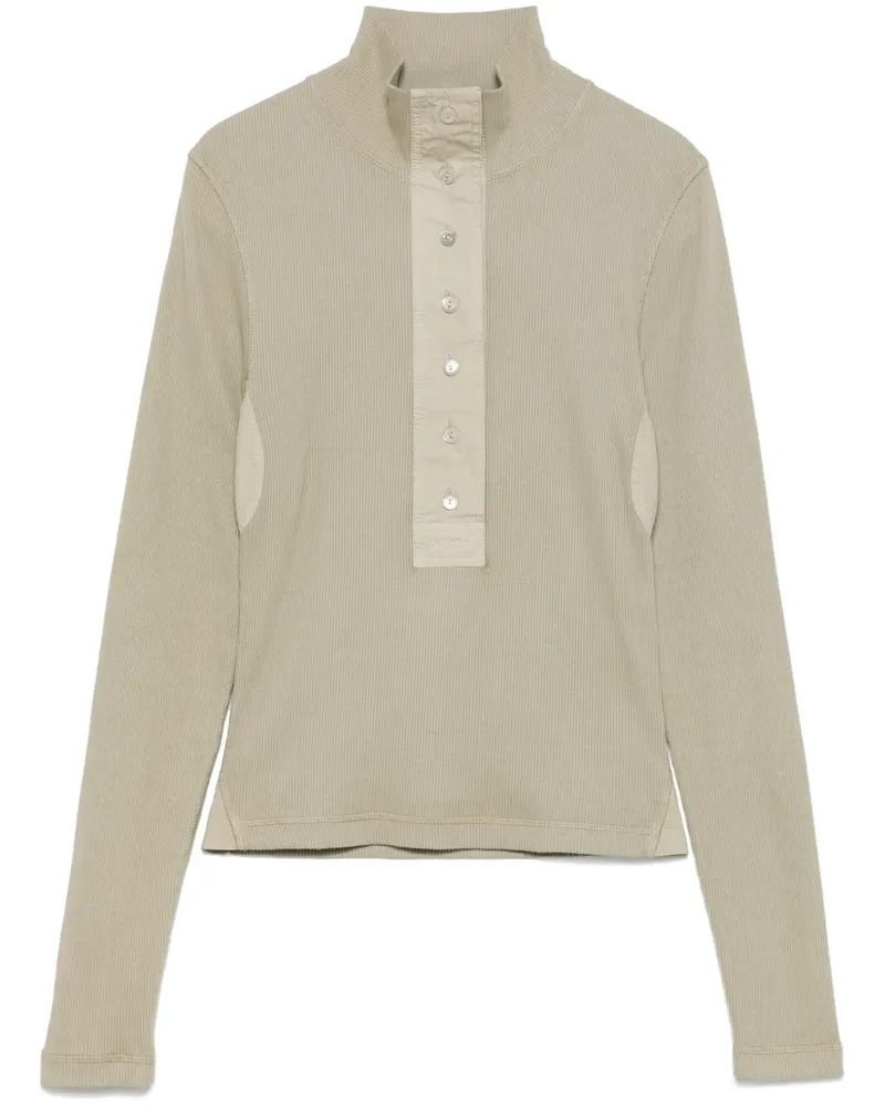 Gucci Geripptes T-Shirt - Nude Nude