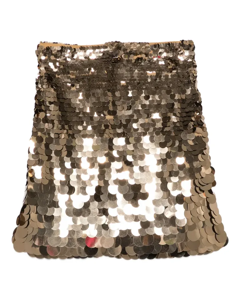 Liviana Conti Minirock mit Pailletten - Gold Gold