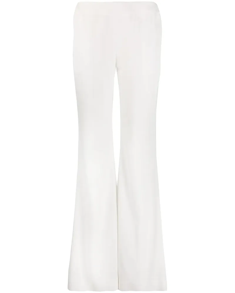 Balmain Ausgestellte Taillenhose - Weiß Weiß