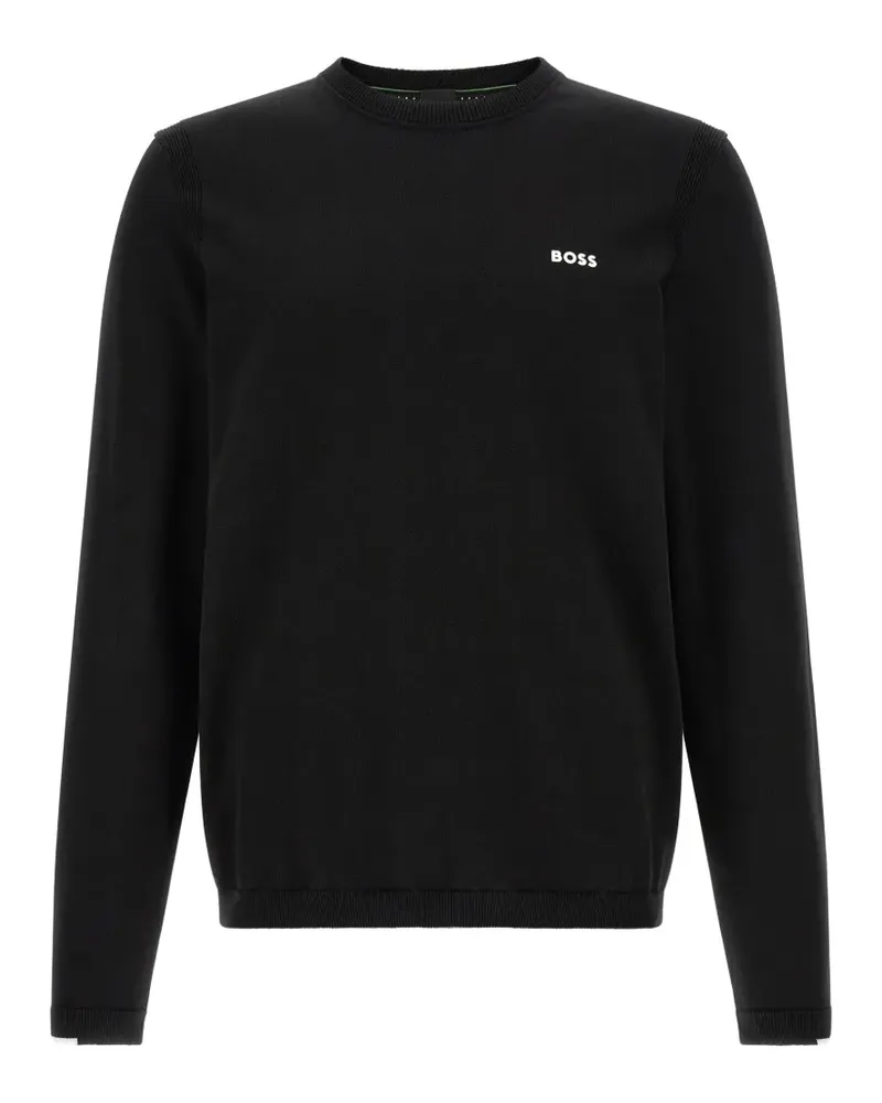 HUGO BOSS Ever T-Shirt mit kontrastierendem Logo - Schwarz Schwarz