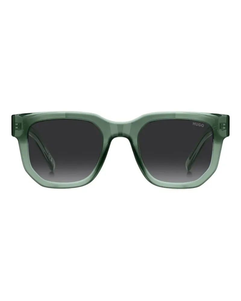 HUGO BOSS geometric-frame sunglasses - Grün Grün