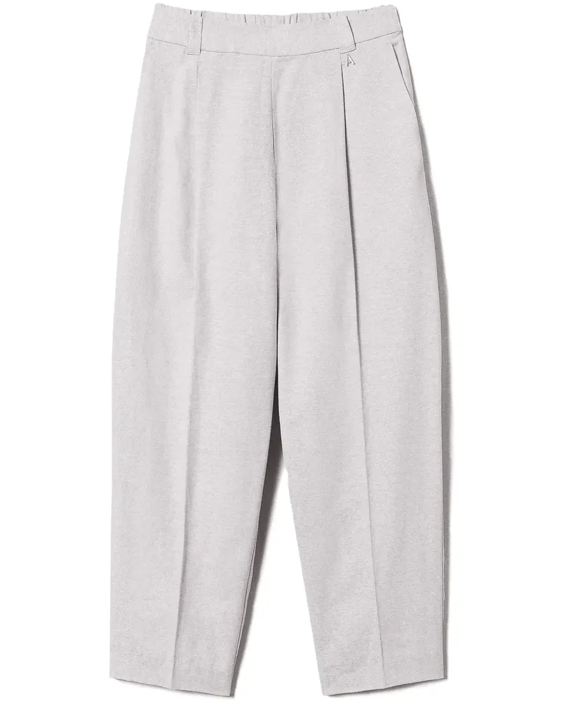 Twin-Set Hose mit Bundfalten - Nude Nude