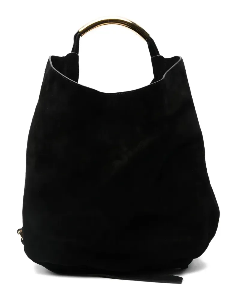 Moschino Tote Bag mit Logo-Schriftzug - Schwarz Schwarz