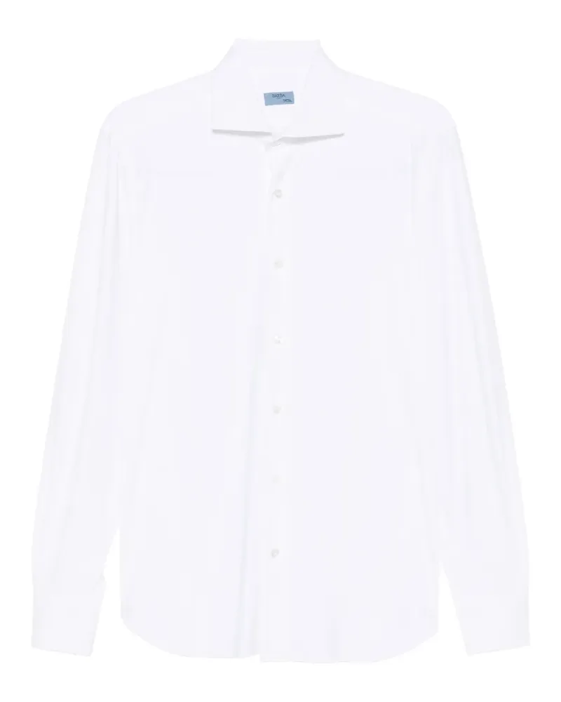 BARBA long-sleeve spread-collar shirt - Grau Grau