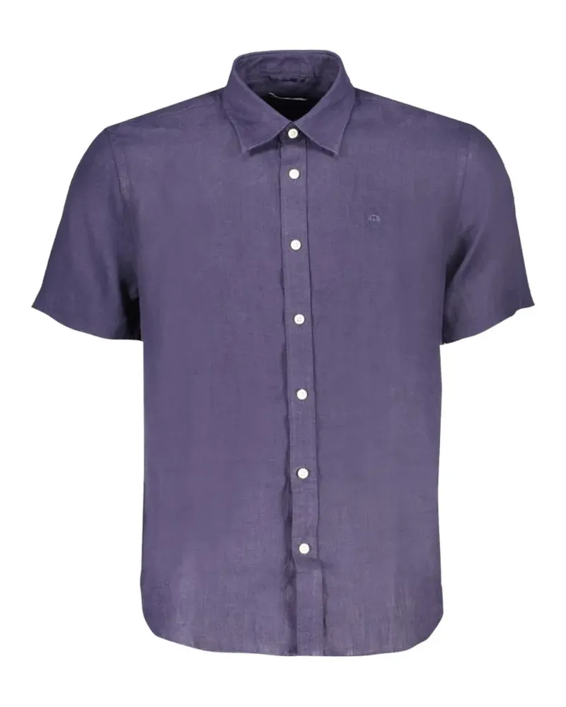 North Sails short-sleeve linen shirt - Blau Blau