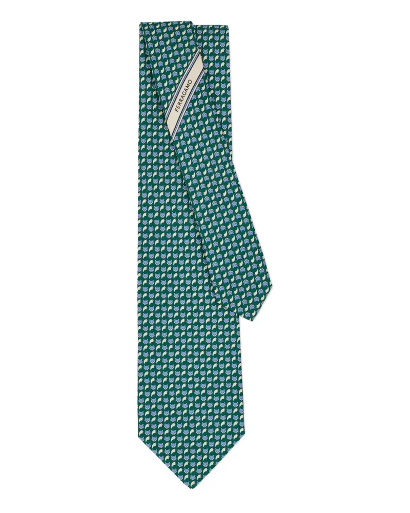 Ferragamo Krawatte aus Seide - Green Green