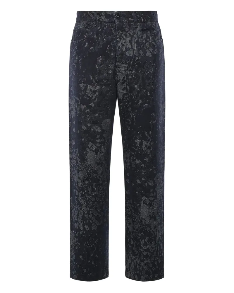 Fendi jacquard jeans - Blau Blau